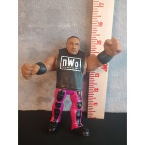 Wrestling Action Figure NWo New World Order Shirt Pink Pants Jakks Toy Loose